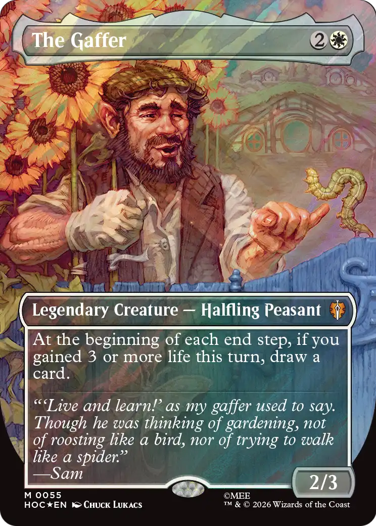 The Gaffer (Borderless) (Surge Foil) [The Hobbit: Eternal-Legal] | Deep Dive Games St. Marys