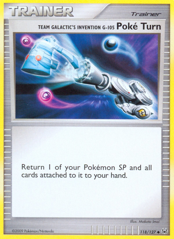 Team Galactic's Invention G-105 Poke Turn (118/127) [Platinum: Base Set] | Deep Dive Games St. Marys