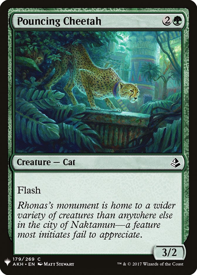 Pouncing Cheetah [Mystery Booster] | Deep Dive Games St. Marys