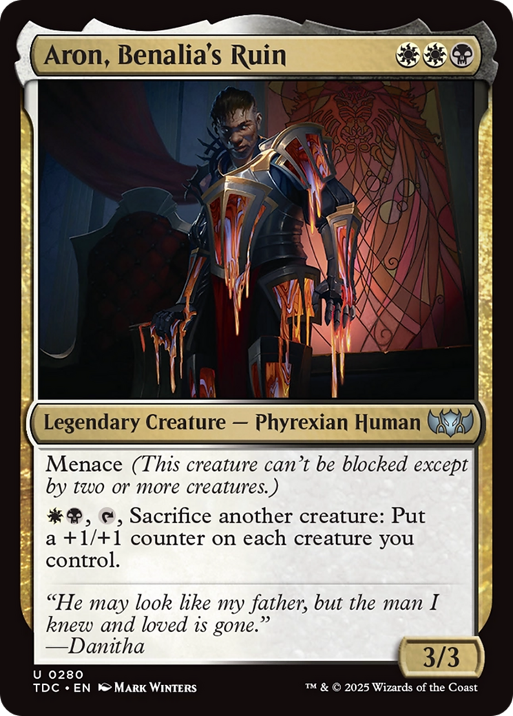 Aron, Benalia's Ruin [Tarkir: Dragonstorm Commander] | Deep Dive Games St. Marys