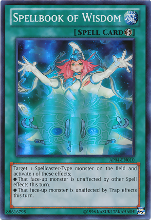 Spellbook of Wisdom [AP04-EN010] Super Rare | Deep Dive Games St. Marys