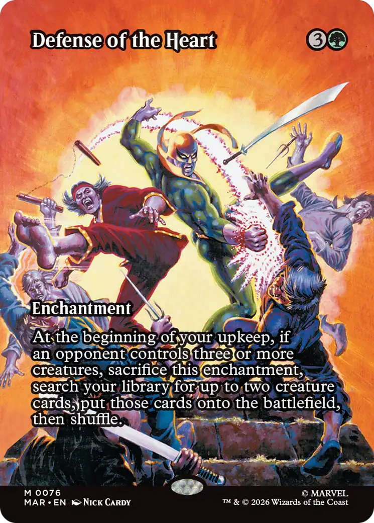 Defense of the Heart (Borderless) [Marvel Universe: Eternal-Legal] | Deep Dive Games St. Marys