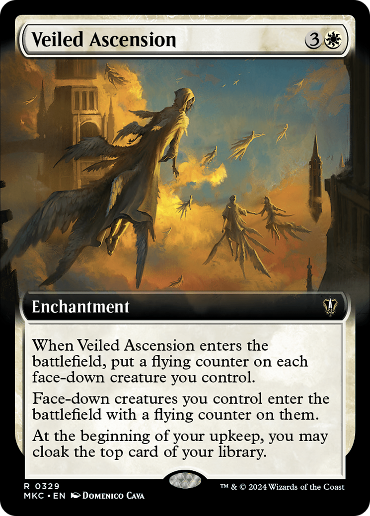 Veiled Ascension (Extended Art) [Murders at Karlov Manor Commander] | Deep Dive Games St. Marys