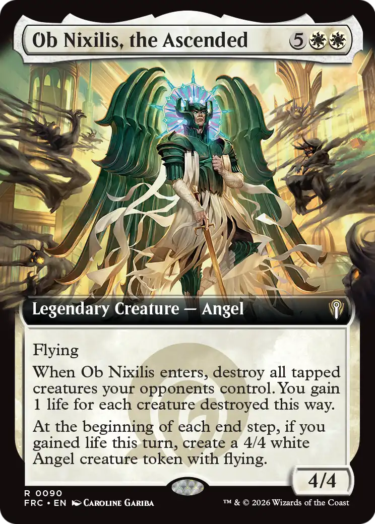 Ob Nixilis, the Ascended (Extended Art) [Reality Fracture Commander] | Deep Dive Games St. Marys