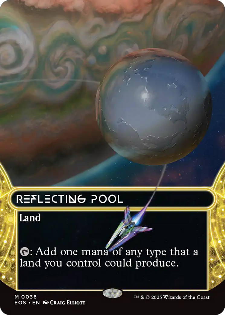 Reflecting Pool (0036) (Borderless) [Edge of Eternities: Stellar Sights] | Deep Dive Games St. Marys