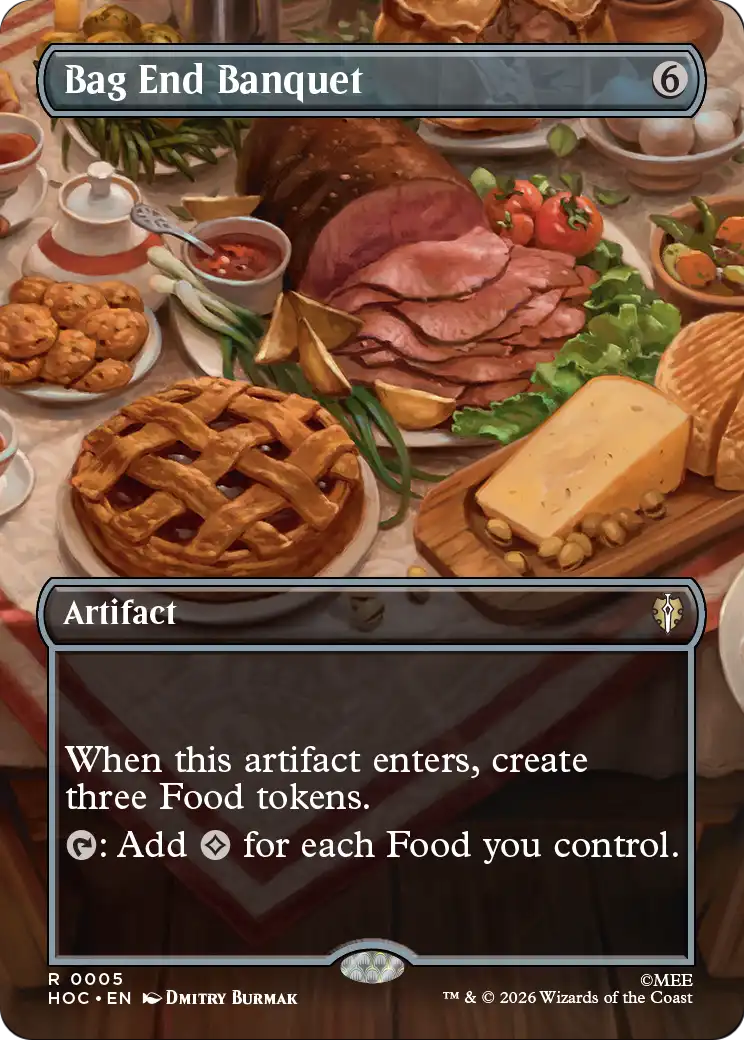 Bag End Banquet (Borderless) [The Hobbit: Eternal-Legal] | Deep Dive Games St. Marys