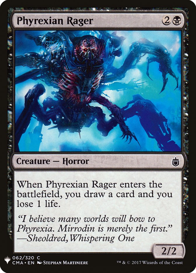 Phyrexian Rager [Mystery Booster] | Deep Dive Games St. Marys