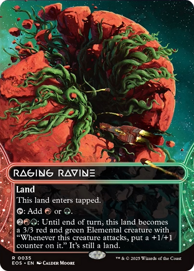 Raging Ravine (0035) (Borderless) [Edge of Eternities: Stellar Sights] | Deep Dive Games St. Marys