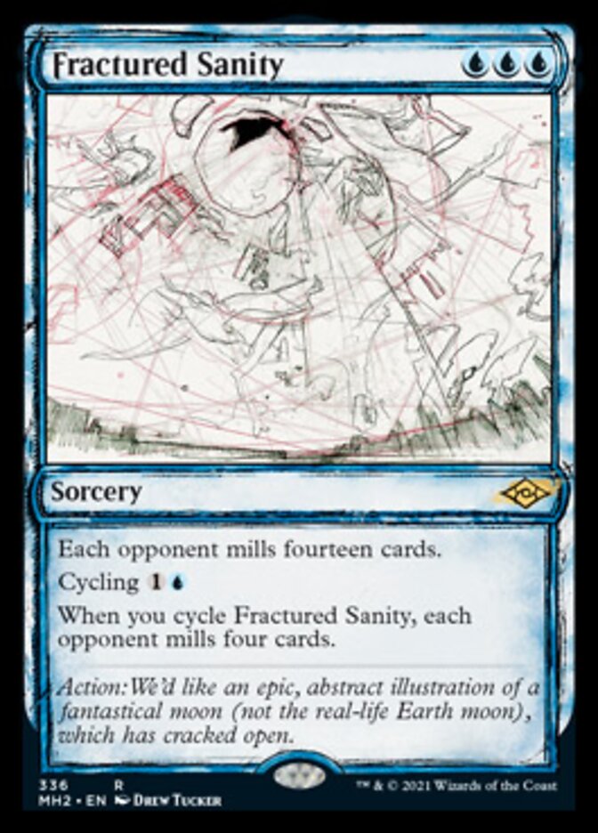 Fractured Sanity (Sketch) [Modern Horizons 2] | Deep Dive Games St. Marys