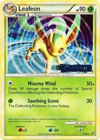 Leafeon (17/90) (Prerelease Promo) [Nintendo: Black Star Promos] | Deep Dive Games St. Marys