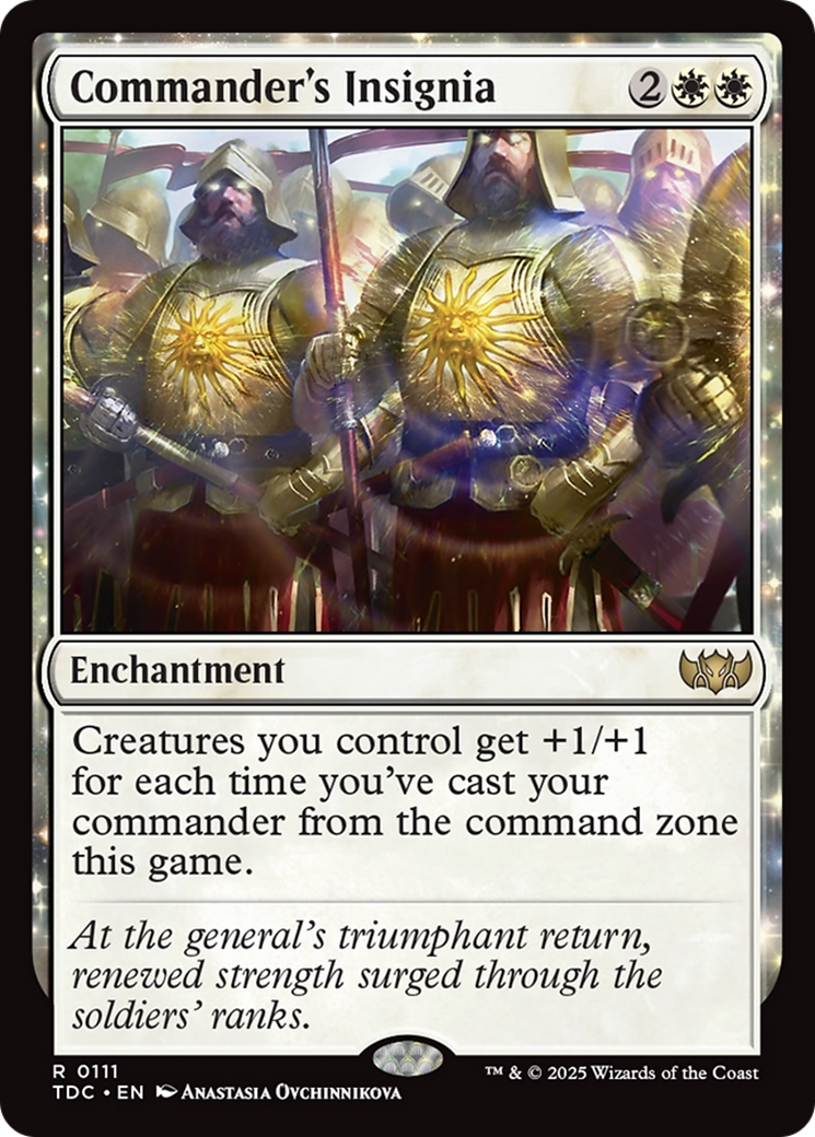 Commander's Insignia [Tarkir: Dragonstorm Commander] | Deep Dive Games St. Marys