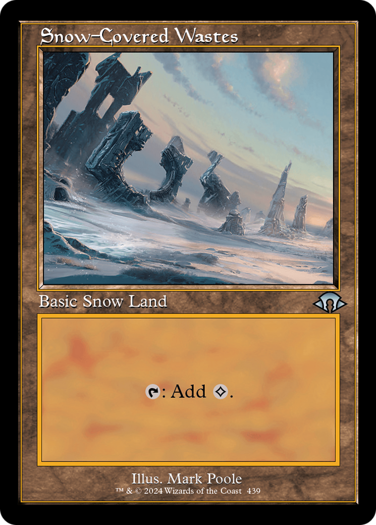 Snow-Covered Wastes (Retro) [Modern Horizons 3] | Deep Dive Games St. Marys