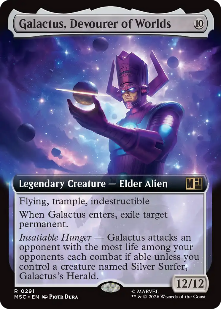 Galactus, Devourer of Worlds (Extended Art) [Marvel Super Heroes Commander] | Deep Dive Games St. Marys