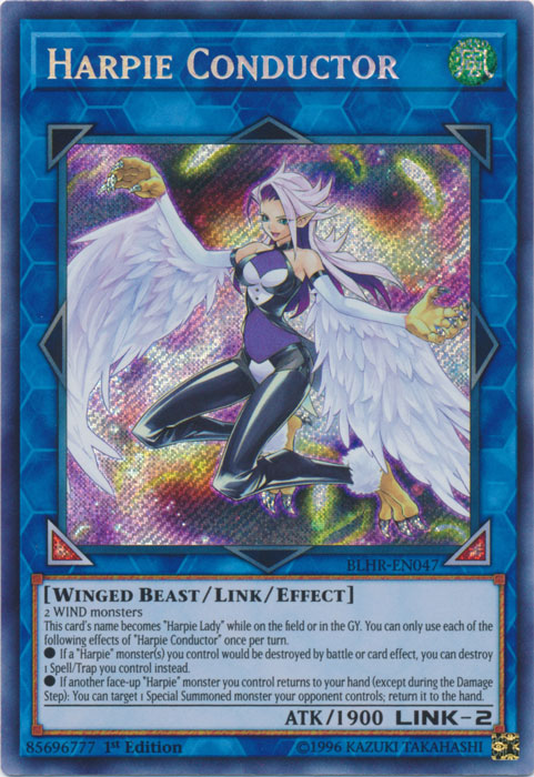 Harpie Conductor [BLHR-EN047] Secret Rare | Deep Dive Games St. Marys