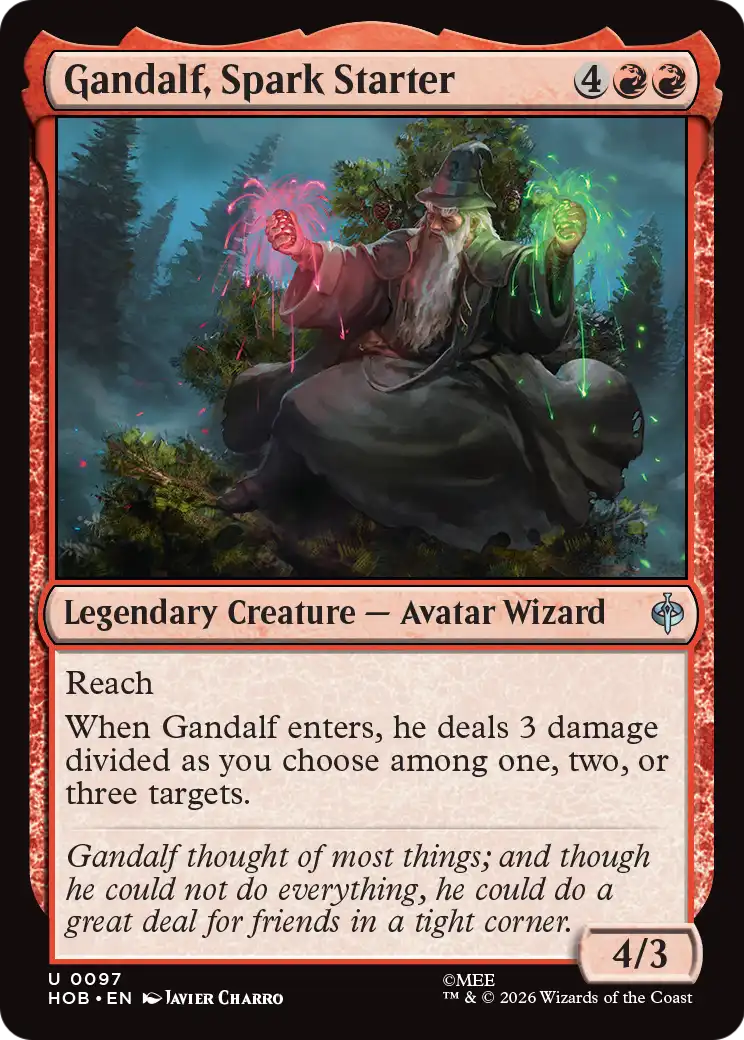 Gandalf, Spark Starter [The Hobbit] | Deep Dive Games St. Marys