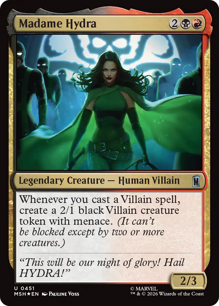 Madame Hydra (Suge Foil) [Marvel Super Heroes] | Deep Dive Games St. Marys
