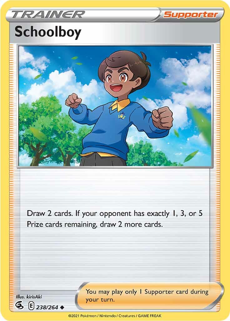 Schoolboy (238/264) [Sword & Shield: Fusion Strike] | Deep Dive Games St. Marys