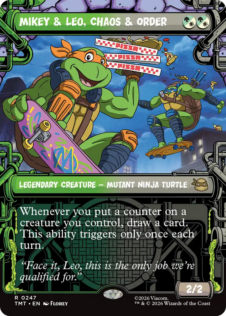 Mikey & Leo, Chaos & Order (Showcase) [Teenage Mutant Ninja Turtles] | Deep Dive Games St. Marys