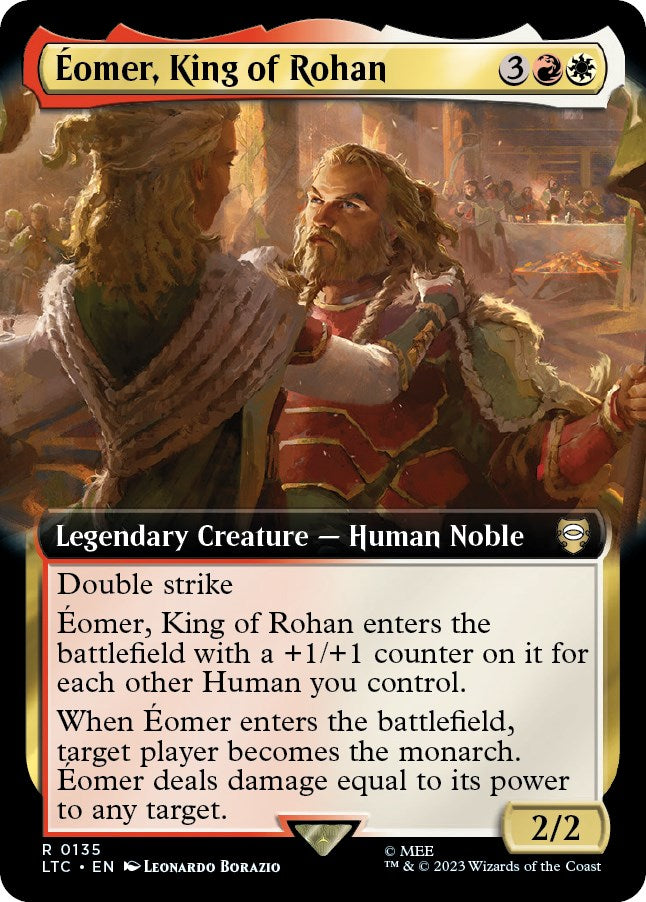 Eomer, King of Rohan (Extended Art) [The Lord of the Rings: Tales of Middle-Earth Commander] | Deep Dive Games St. Marys