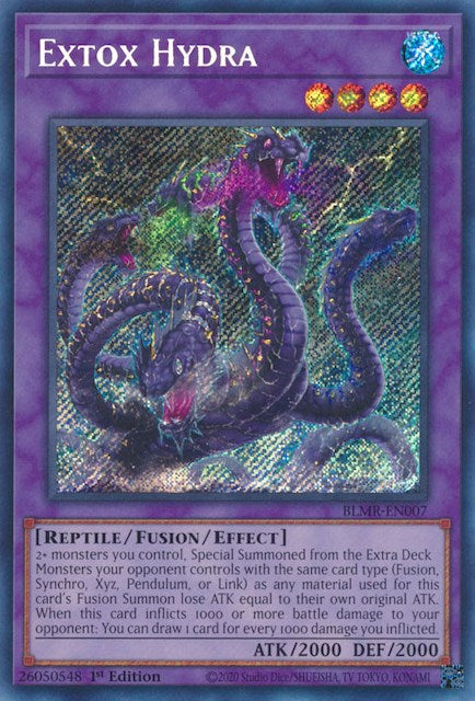 Extox Hydra [BLMR-EN007] Secret Rare | Deep Dive Games St. Marys
