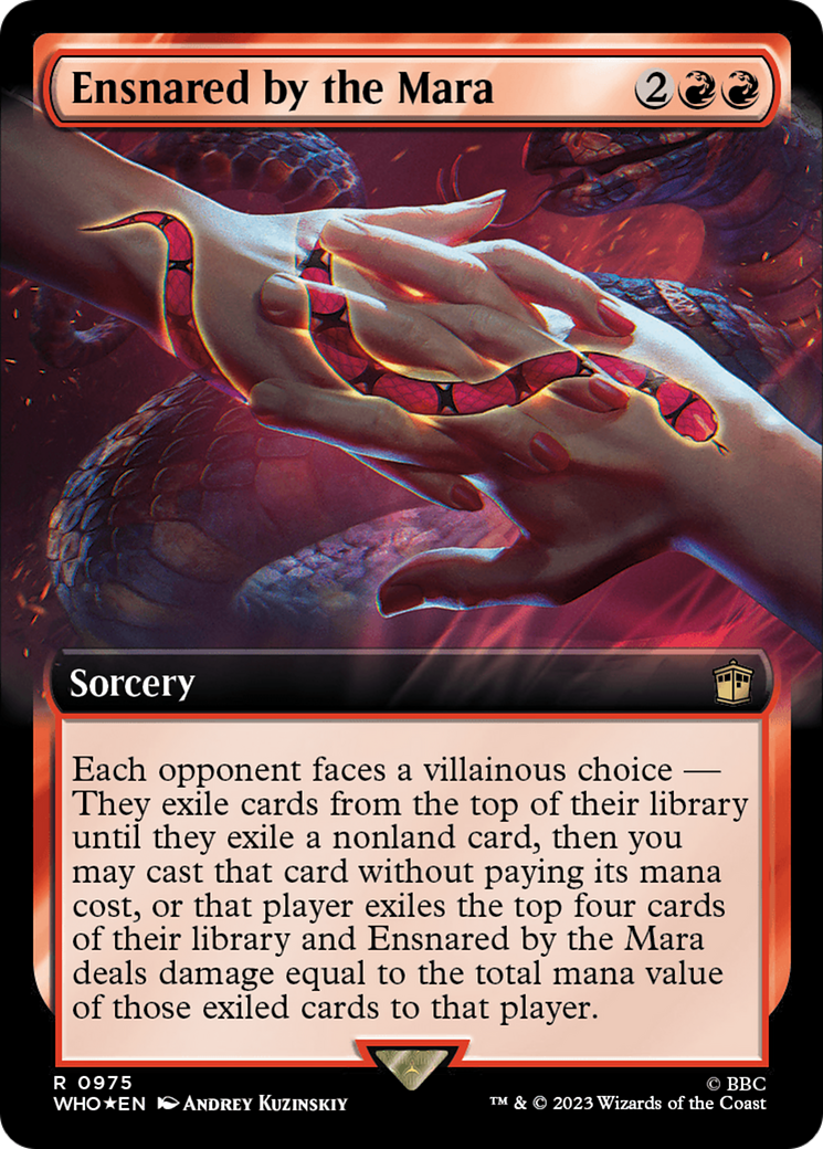 Ensnared by the Mara (Extended Art) (Surge Foil) [Doctor Who] | Deep Dive Games St. Marys
