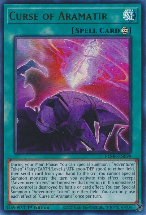 Curse of Aramatir [BLMR-EN099] Ultra Rare | Deep Dive Games St. Marys