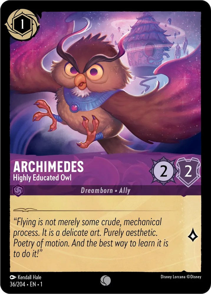 Archimedes - Highly Educated Owl (36/204) [The First Chapter] | Deep Dive Games St. Marys