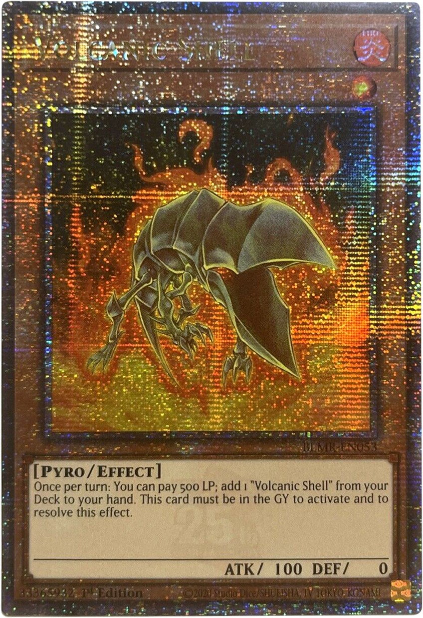 Volcanic Shell [BLMR-EN053] Quarter Century Secret Rare | Deep Dive Games St. Marys