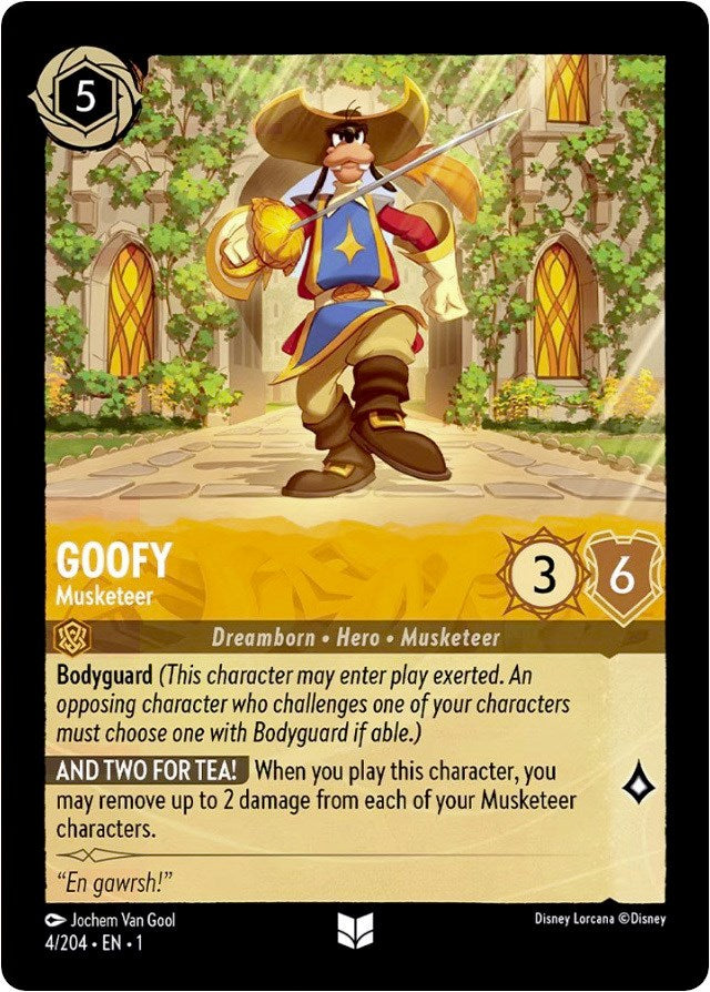 Goofy - Musketeer (4/204) [The First Chapter] | Deep Dive Games St. Marys