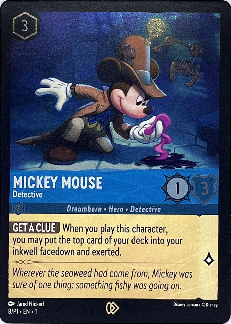 Mickey Mouse - Detective (8) [Promo Cards] | Deep Dive Games St. Marys