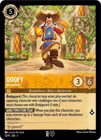 Goofy - Musketeer (12/P1) [Promo Cards] | Deep Dive Games St. Marys