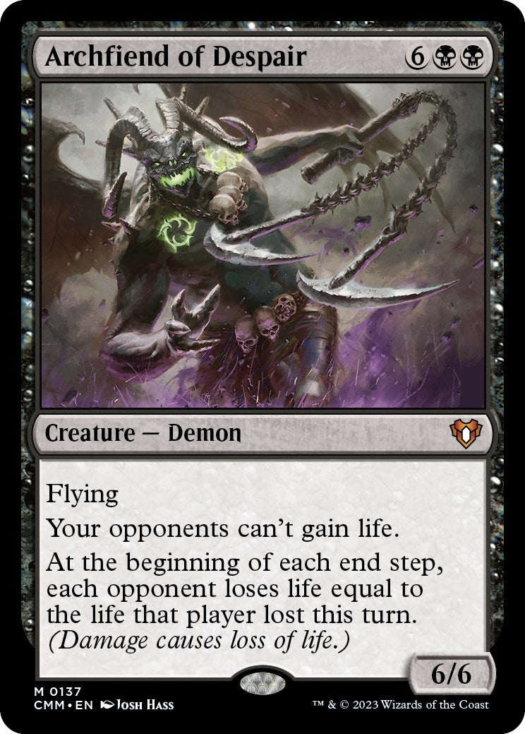 Archfiend of Despair [Commander Masters] | Deep Dive Games St. Marys