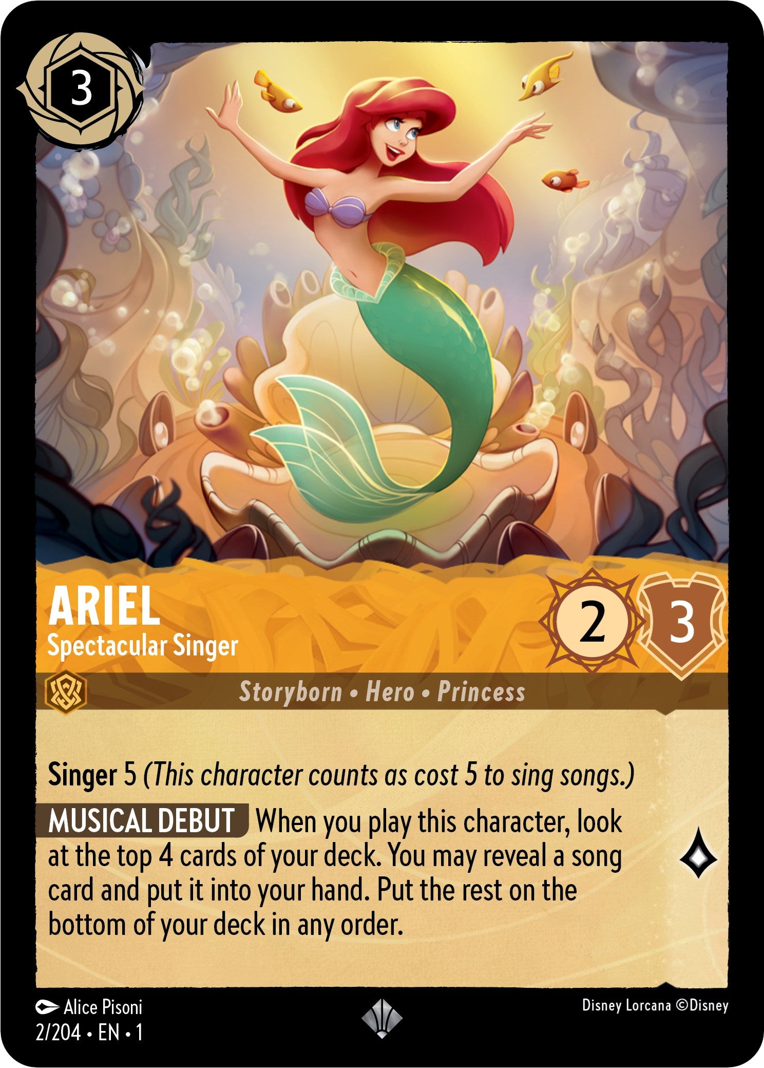 Ariel - Spectactular Singer (2/204) [The First Chapter] | Deep Dive Games St. Marys