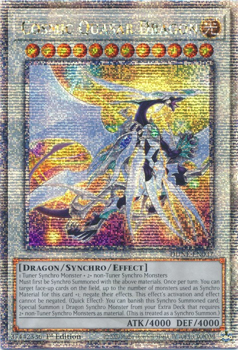 Cosmic Quasar Dragon [DUNE-EN037] Quarter Century Secret Rare | Deep Dive Games St. Marys