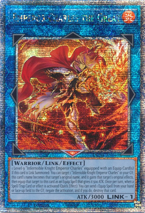 Emperor Charles the Great [DUNE-EN048] Quarter Century Secret Rare | Deep Dive Games St. Marys