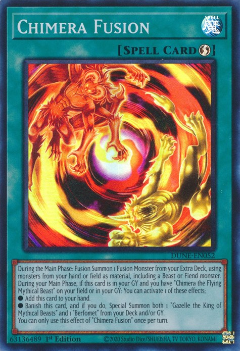 Chimera Fusion [DUNE-EN052] Super Rare | Deep Dive Games St. Marys