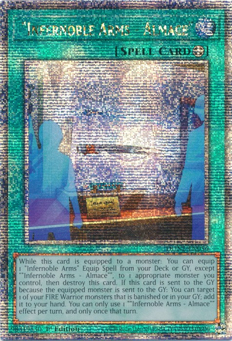 "Infernoble Arms - Almace" [DUNE-EN056] Quarter Century Secret Rare | Deep Dive Games St. Marys