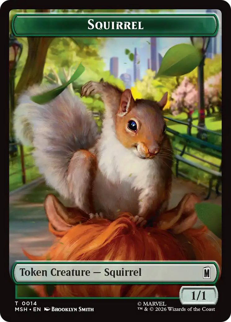 The Void // Squirrel Double-Sided Token [Marvel Super Heroes Tokens] | Deep Dive Games St. Marys