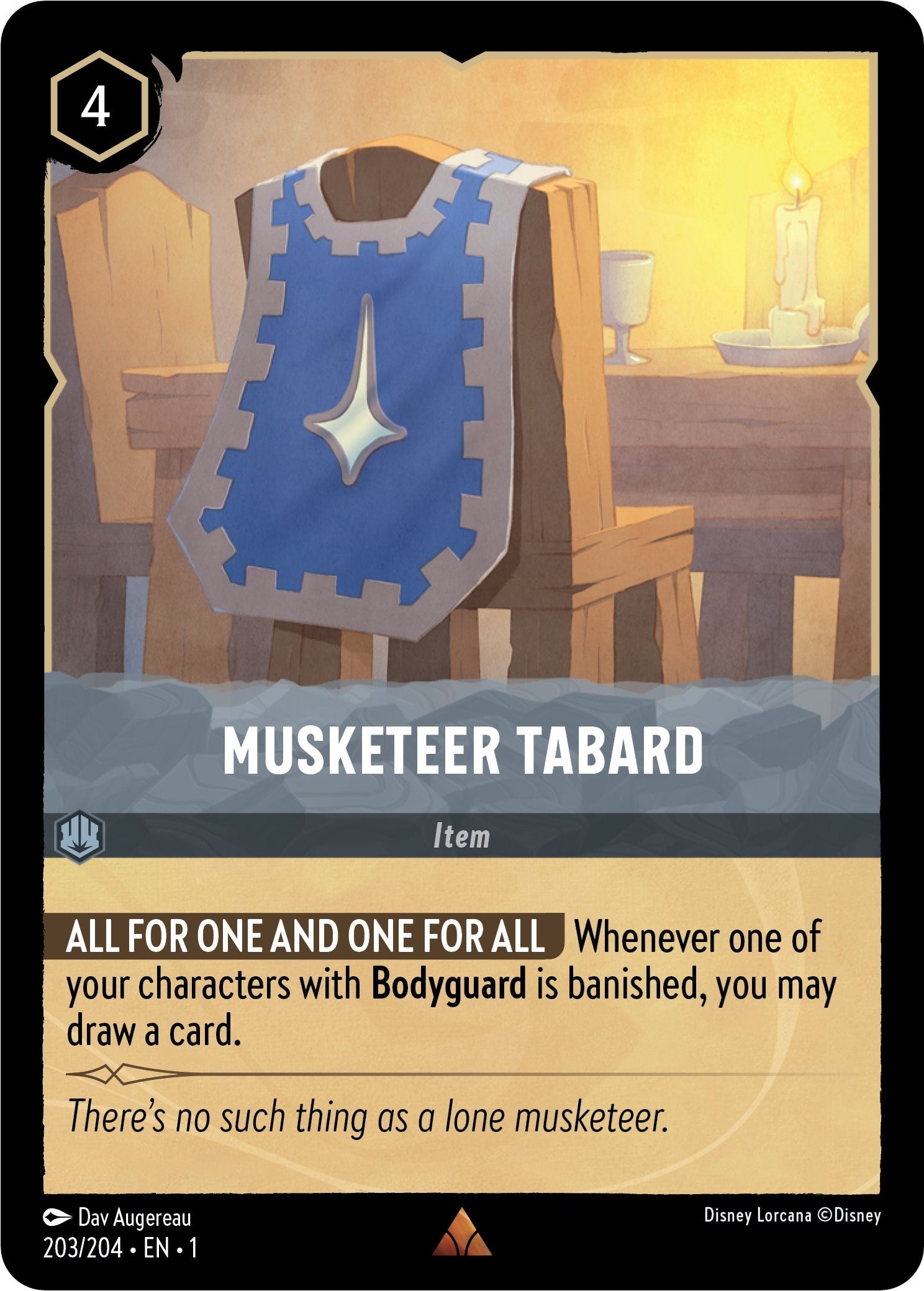 Musketeer Tabard (203/204) [The First Chapter] | Deep Dive Games St. Marys