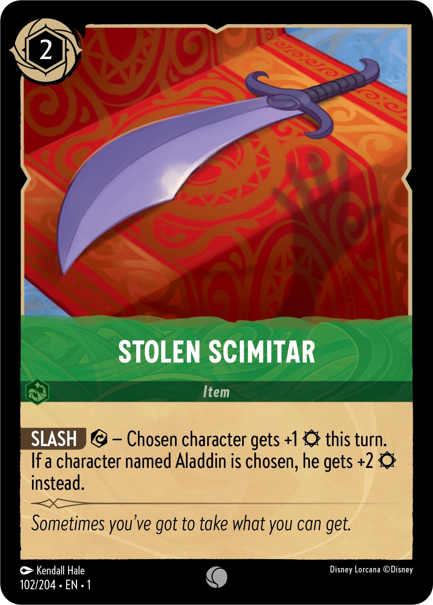 Stolen Scimitar (102/204) [The First Chapter] | Deep Dive Games St. Marys