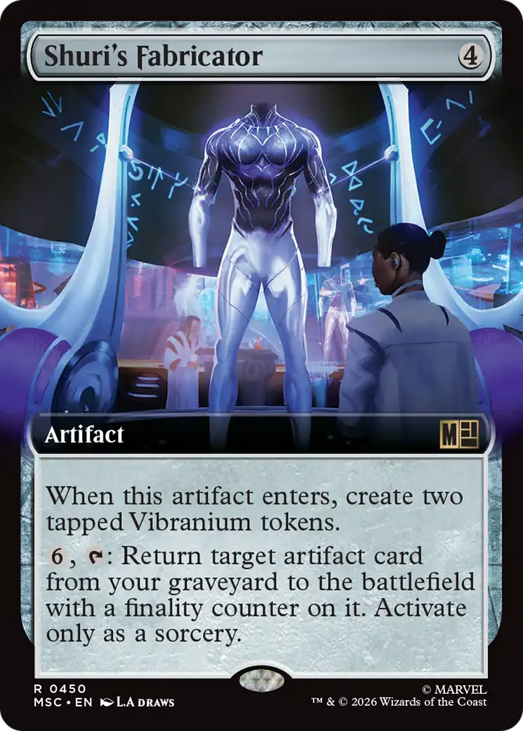 Shuri's Fabricator (Extended Art) [Marvel Super Heroes Commander] | Deep Dive Games St. Marys