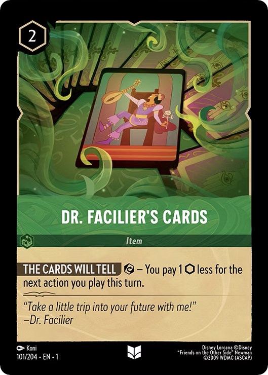 Dr. Facilier's Cards (101/204) [The First Chapter] | Deep Dive Games St. Marys