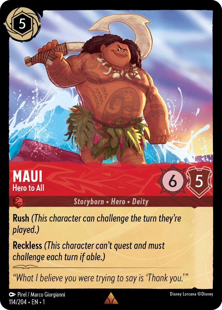 Maui - Hero to All (114/204) [The First Chapter] | Deep Dive Games St. Marys