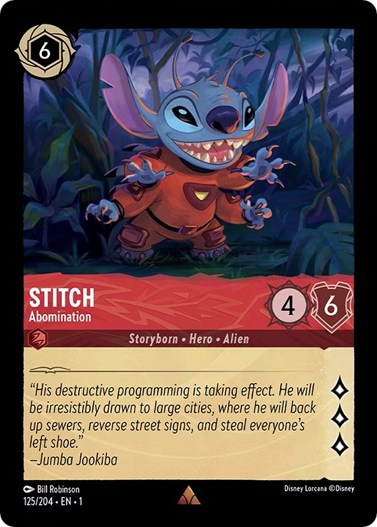 Stitch - Abomination (125/204) [The First Chapter] | Deep Dive Games St. Marys