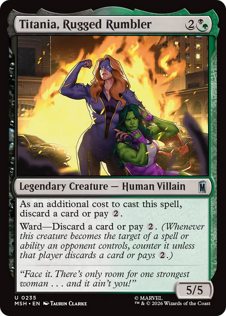 Titania, Rugged Rumbler [Marvel Super Heroes] | Deep Dive Games St. Marys