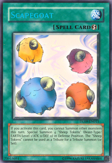 Scapegoat (Blue) [DL09-EN015] Rare | Deep Dive Games St. Marys