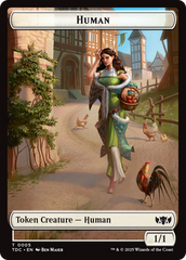 Human // Rat Double-Sided Token [Tarkir: Dragonstorm Commander Tokens] | Deep Dive Games St. Marys
