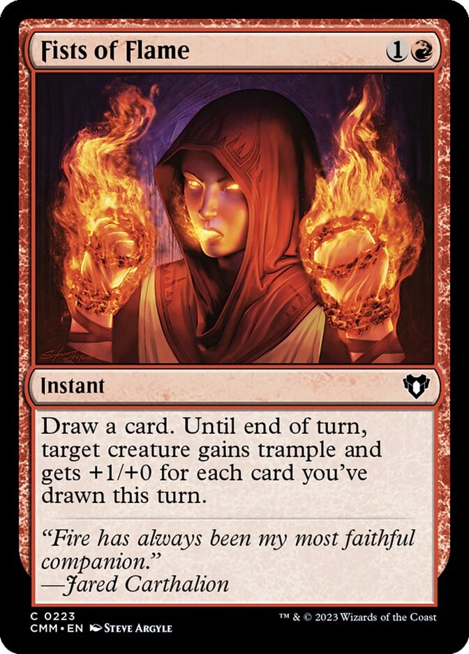 Fists of Flame [Commander Masters] | Deep Dive Games St. Marys