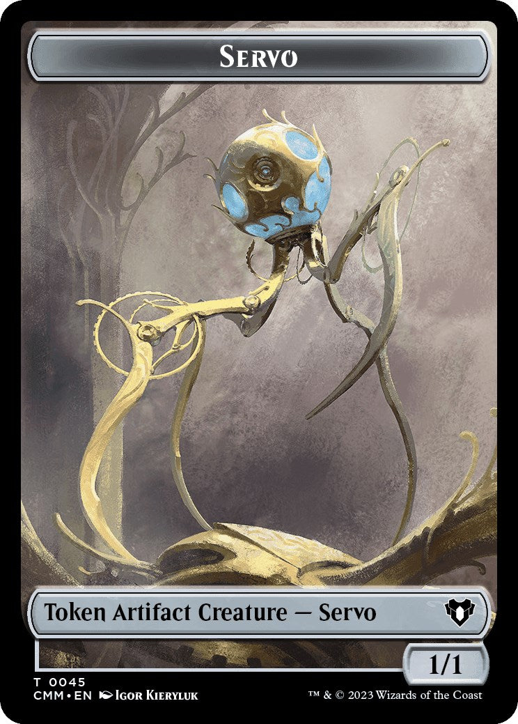 Servo // Construct (0041) Double-Sided Token [Commander Masters Tokens] | Deep Dive Games St. Marys