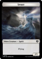 Spirit (0010) // Satyr Double-Sided Token [Commander Masters Tokens] | Deep Dive Games St. Marys